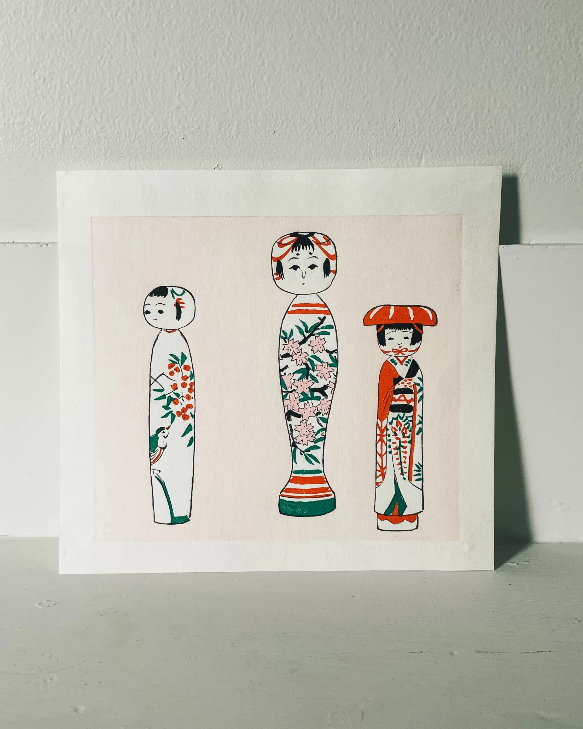 the maker Gravure De Poupee Kokeshi Vintage Online