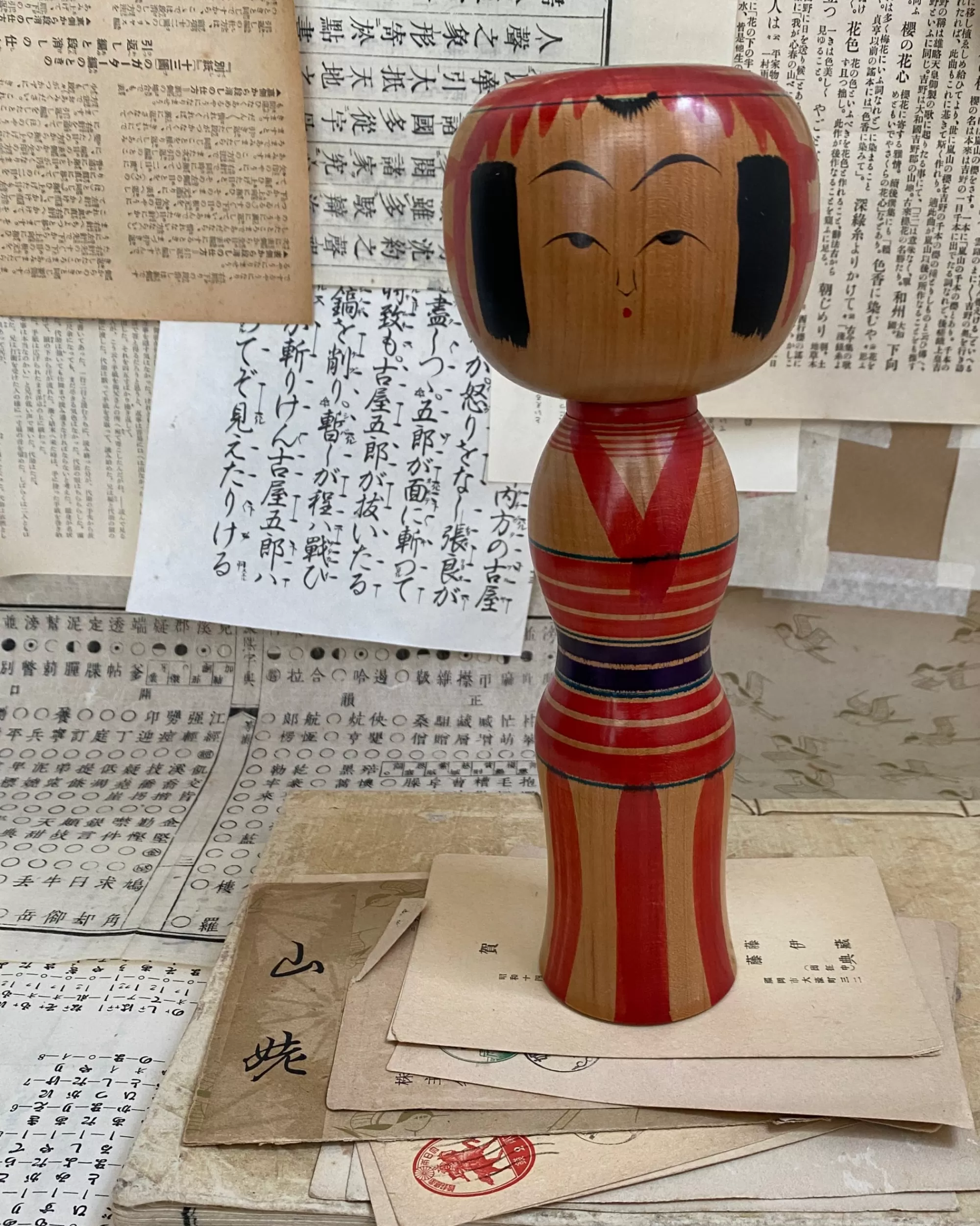 the maker Kokeshi Japonais Vintage En Boite Cheap