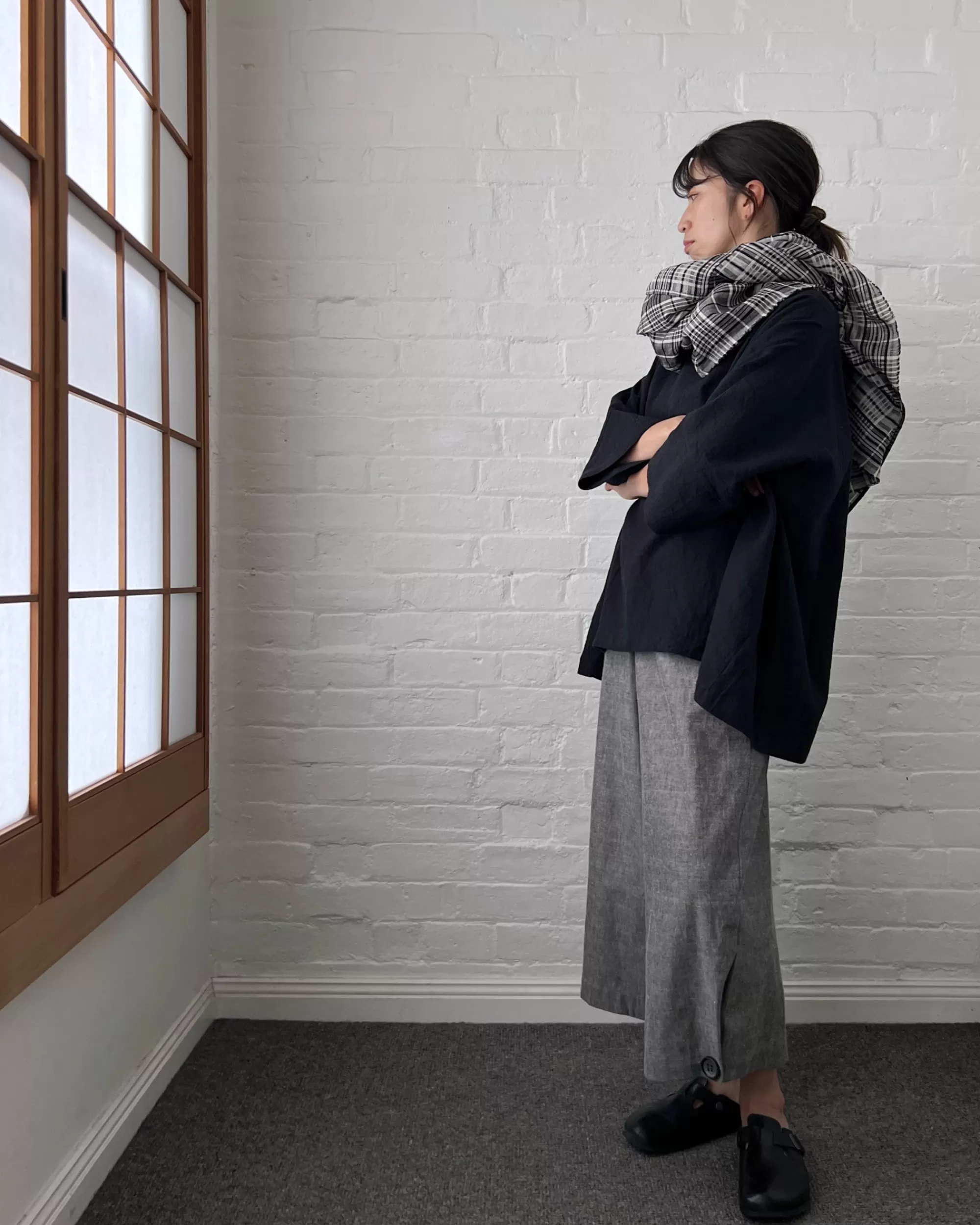 LJ struthers : Pantalon En Serge Bicolore Shop