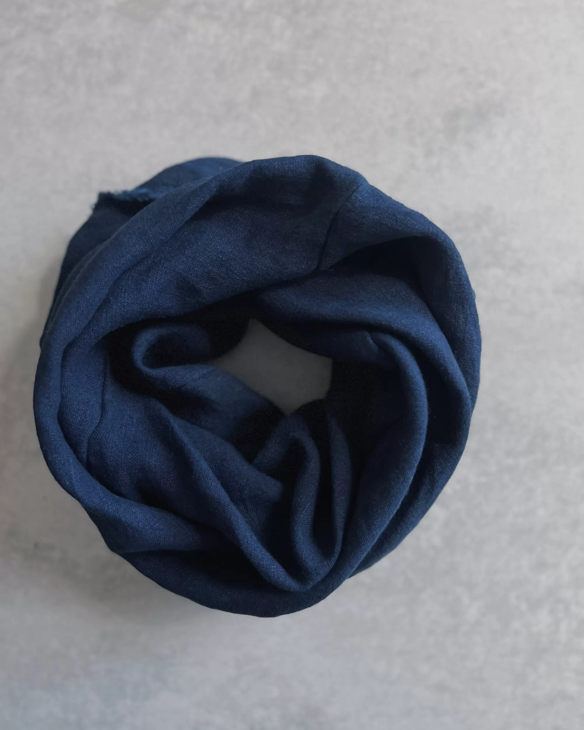 the maker M' For : Echarpe A Boucle En Coton Indigo Origin Best Sale