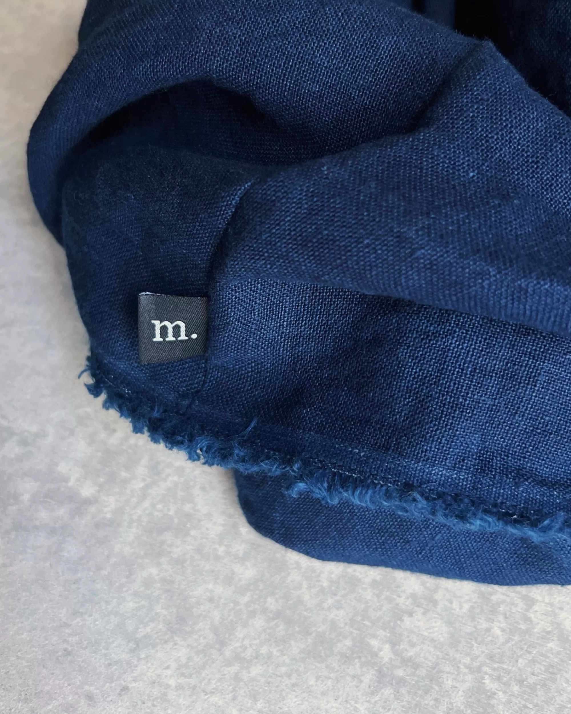 the maker M' For : Echarpe A Boucle En Coton Indigo Origin Best Sale