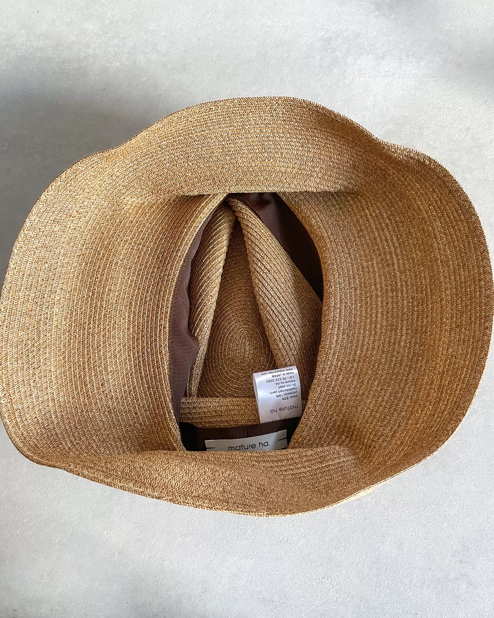 mature ha : Chapeau Boxe En Orge Avec Garniture En Cuir New