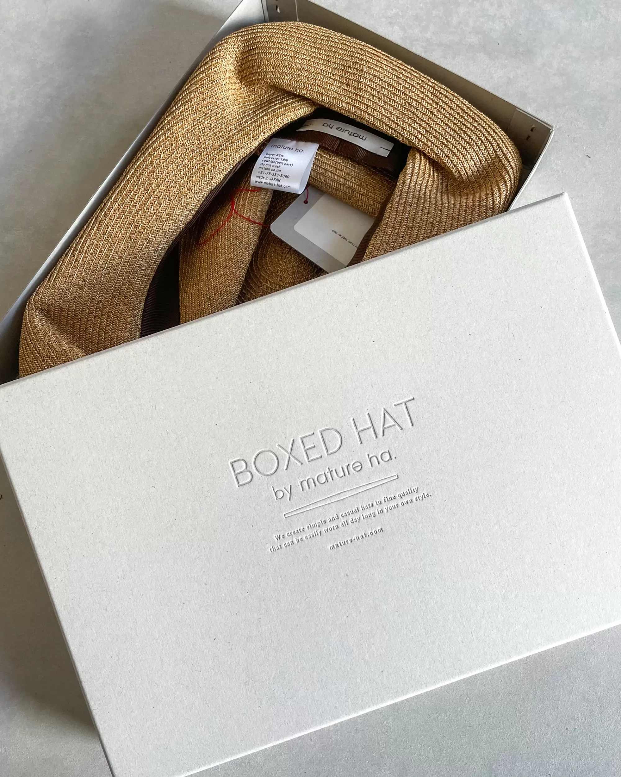 mature ha : Chapeau Boxe En Orge Avec Garniture En Cuir New