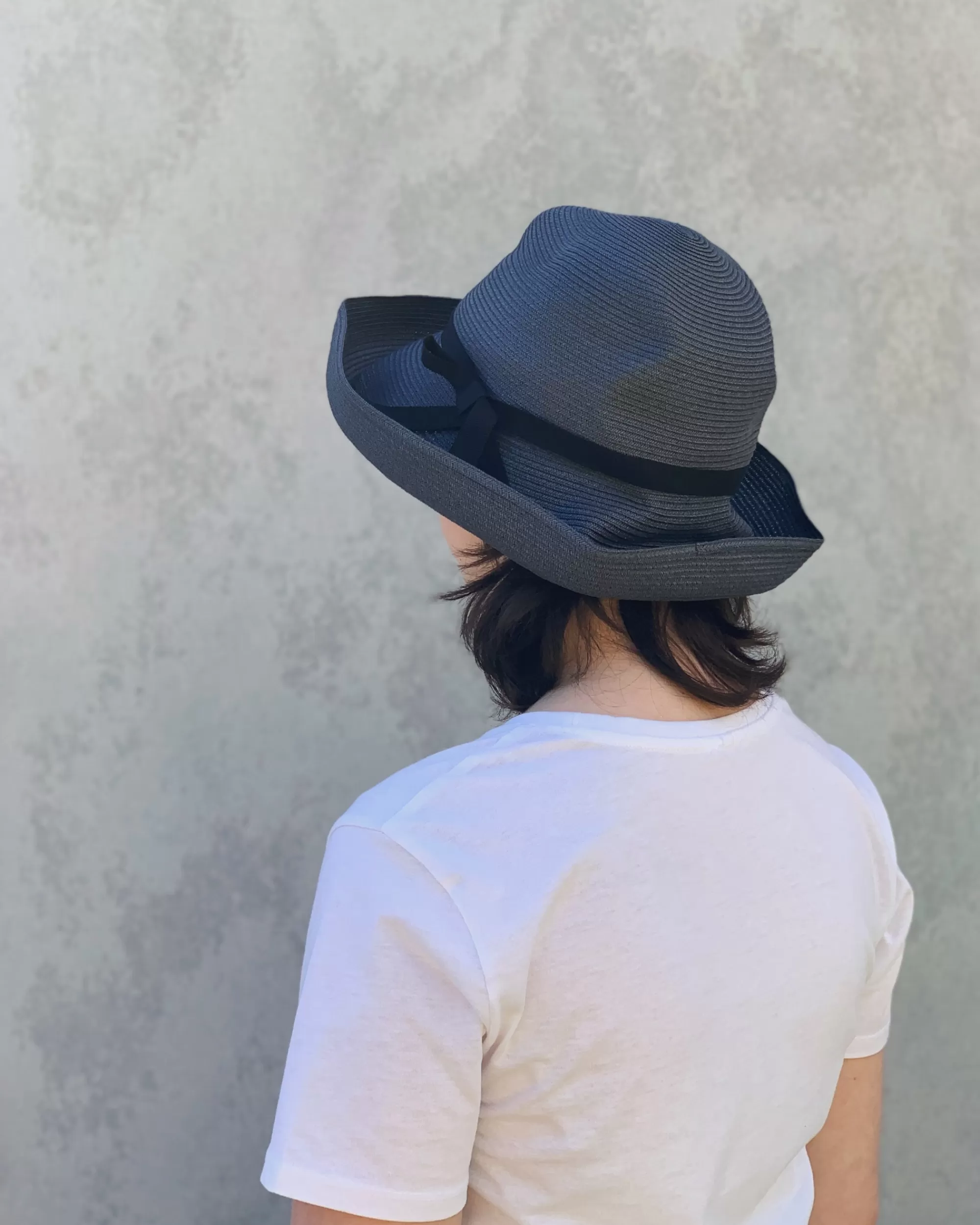 mature ha : Chapeau En Boite En Charbon Avec Ruban Carbone Sale