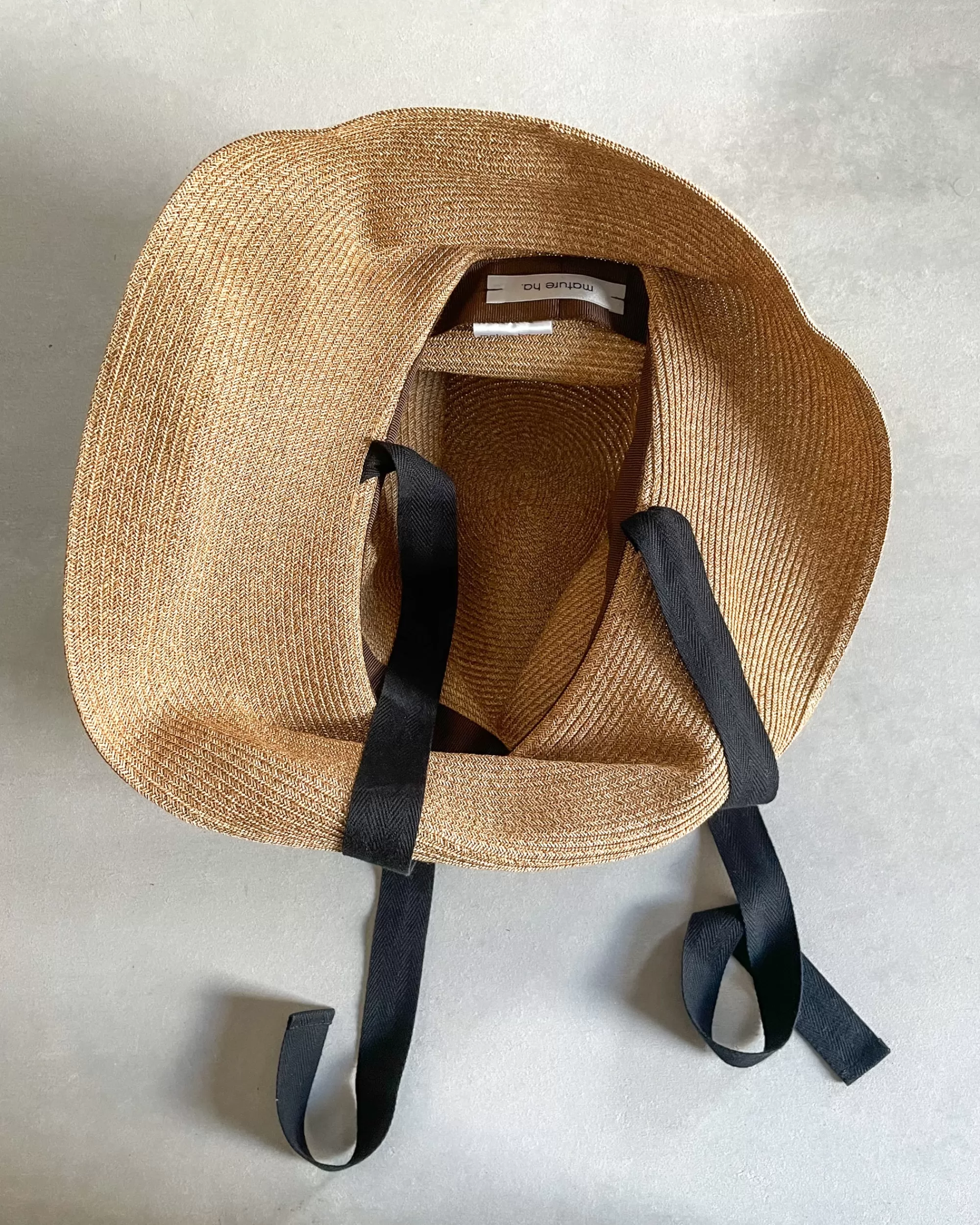 mature ha : Chapeau En Boite En Orge Avec Ruban Carbon Garden Flash Sale
