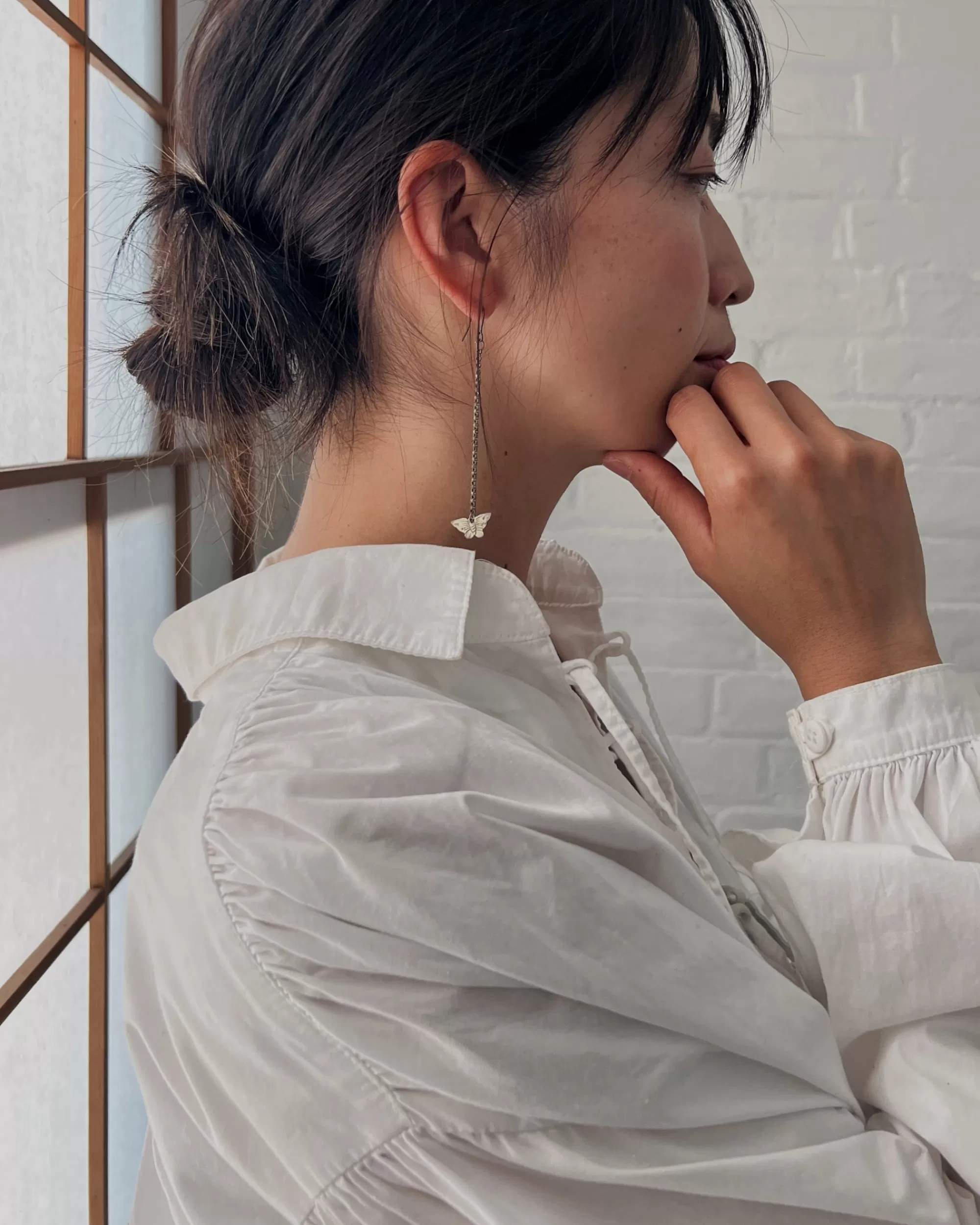 modern marcel : Boucles D'Oreilles Pendantes Papillon Vintage Best Sale