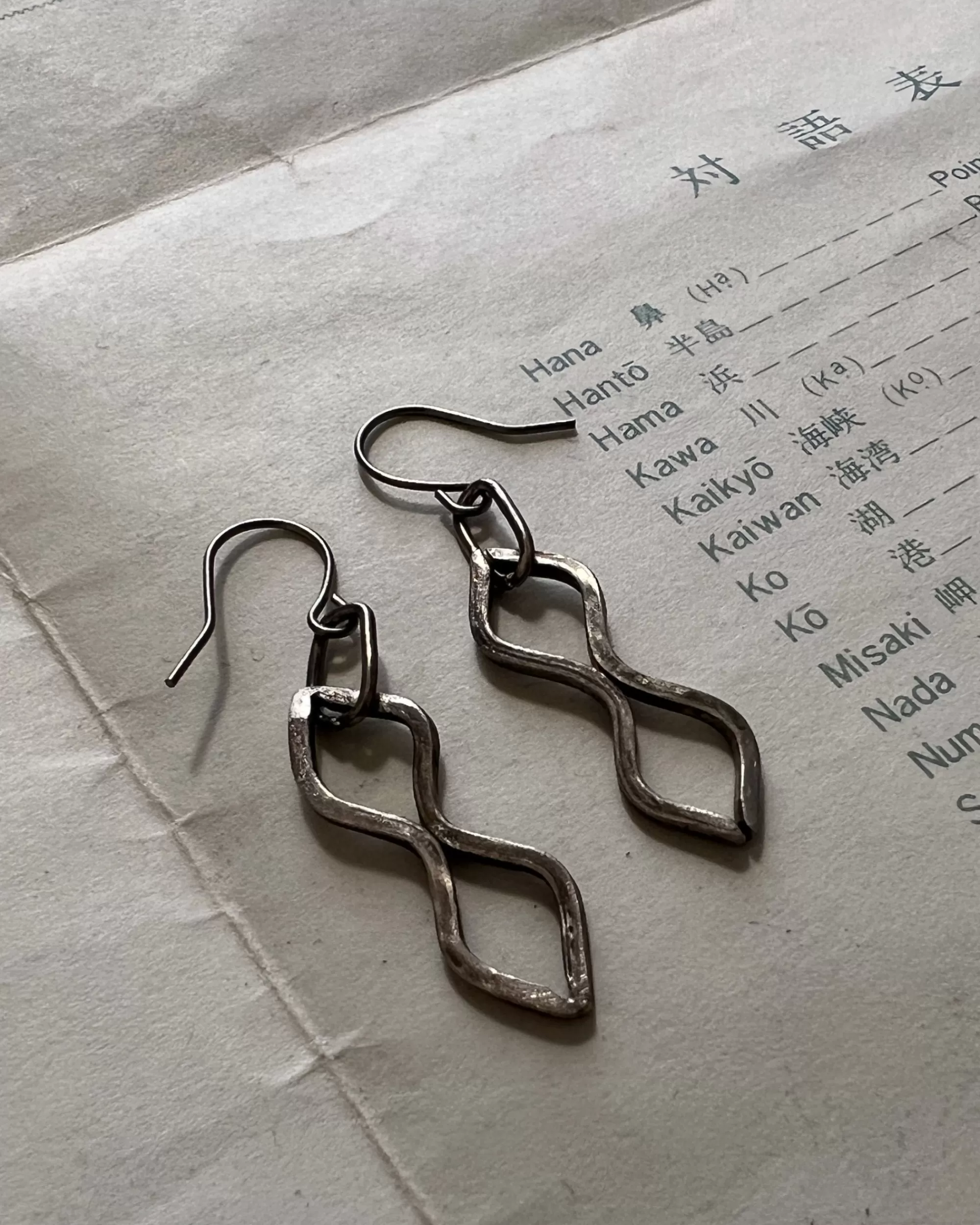modern marcel : Boucles D'Oreilles Vintage En Argent Cheap