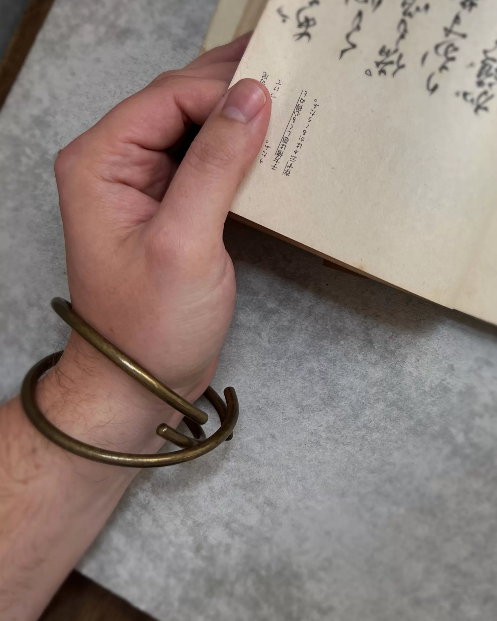 modern marcel : Bracelet Vintage En Laiton Outlet