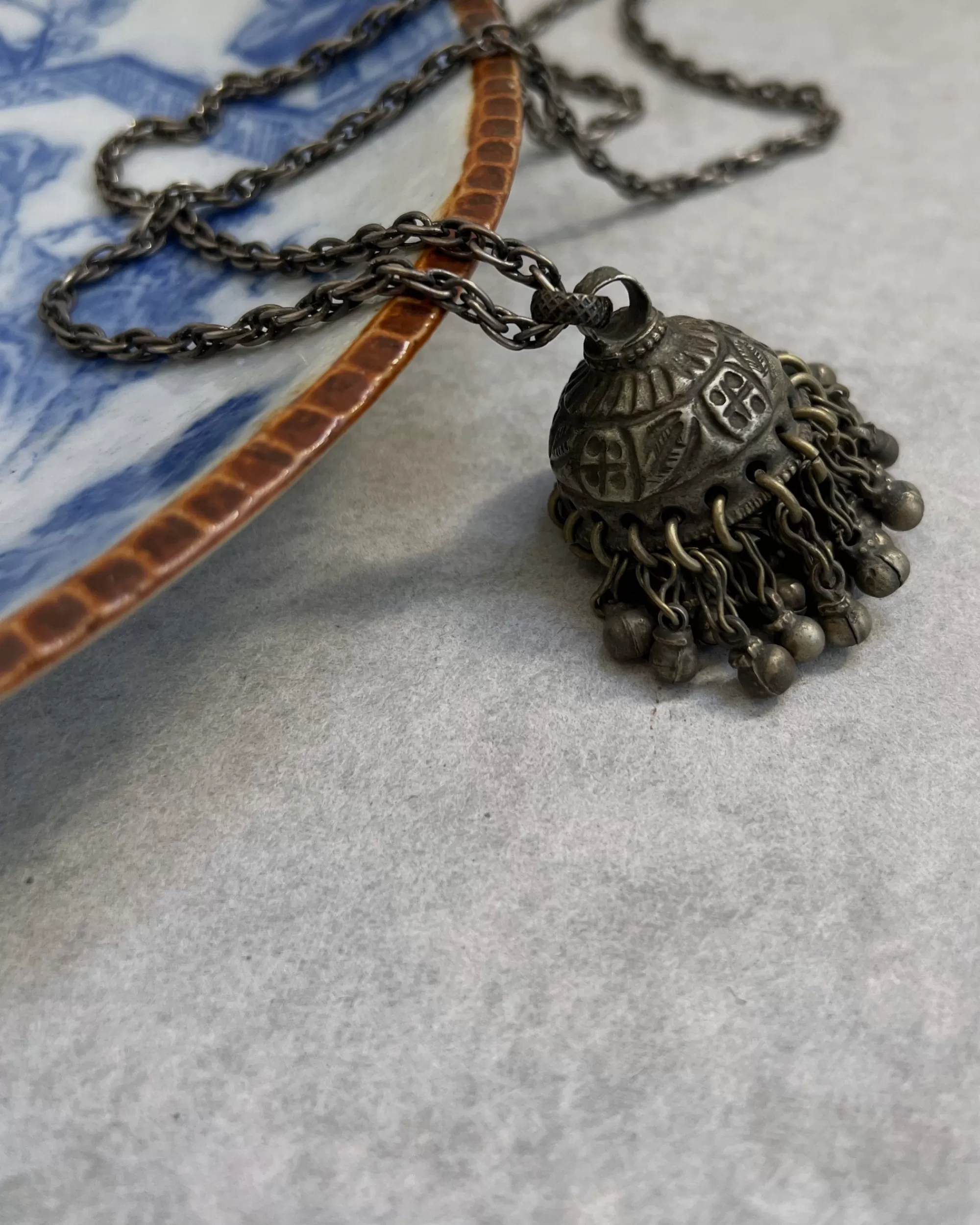 modern marcel : Collier Pendentif Indien Vintage Fashion