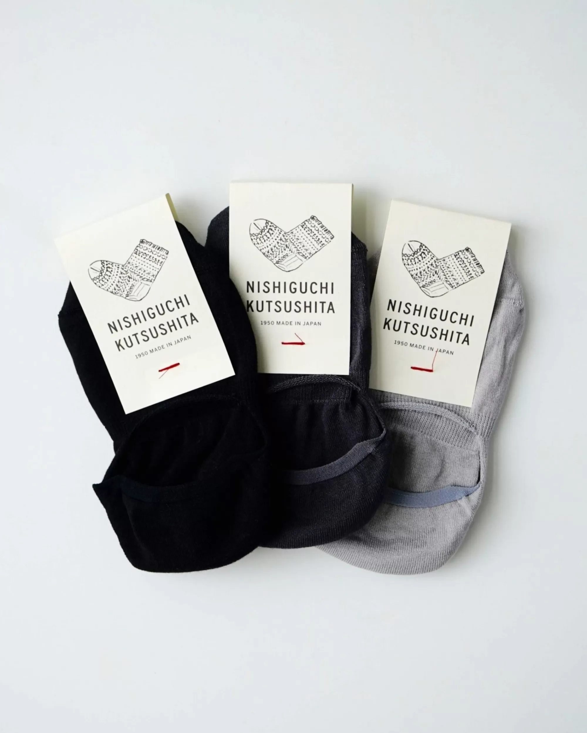 nishiguchi kutsushita : Doublures Invisibles En Coton A Haute Torsion Praha Cheap