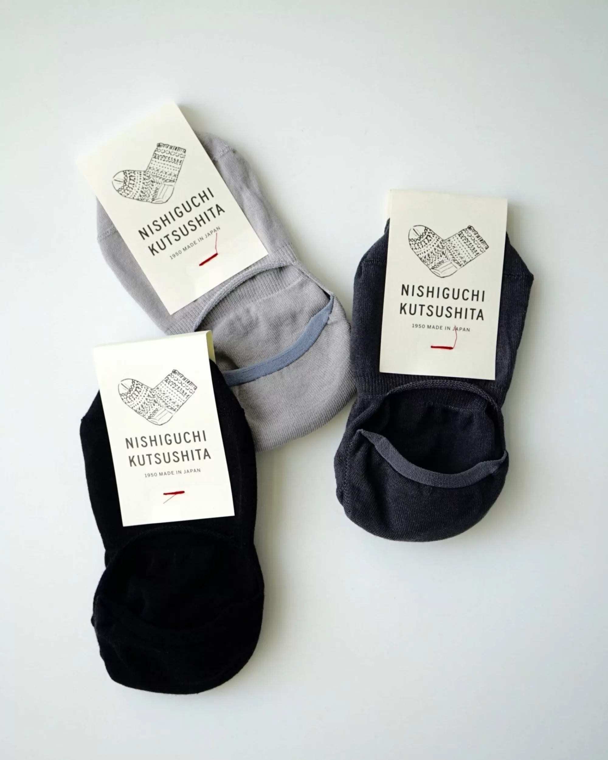 nishiguchi kutsushita : Doublures Invisibles En Coton A Haute Torsion Praha Cheap