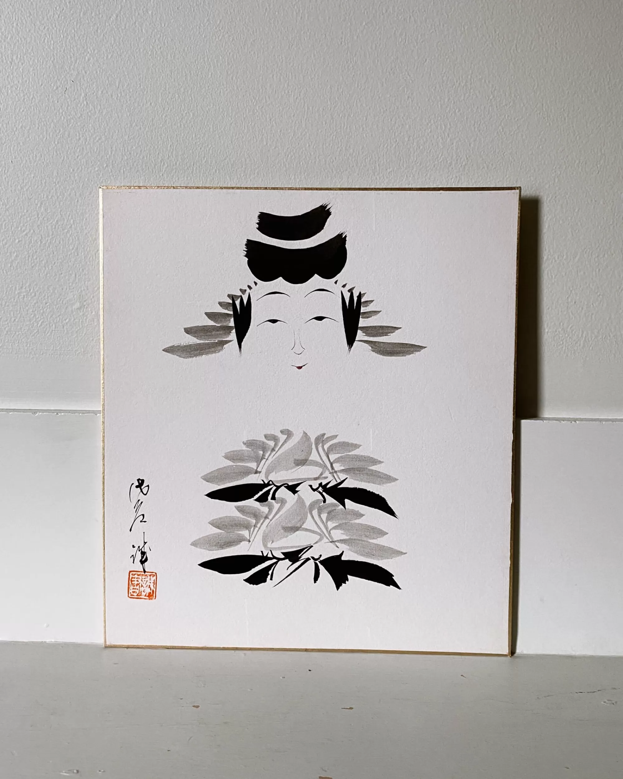 the maker Peinture Kokeshi Shikishi Vintage Sale
