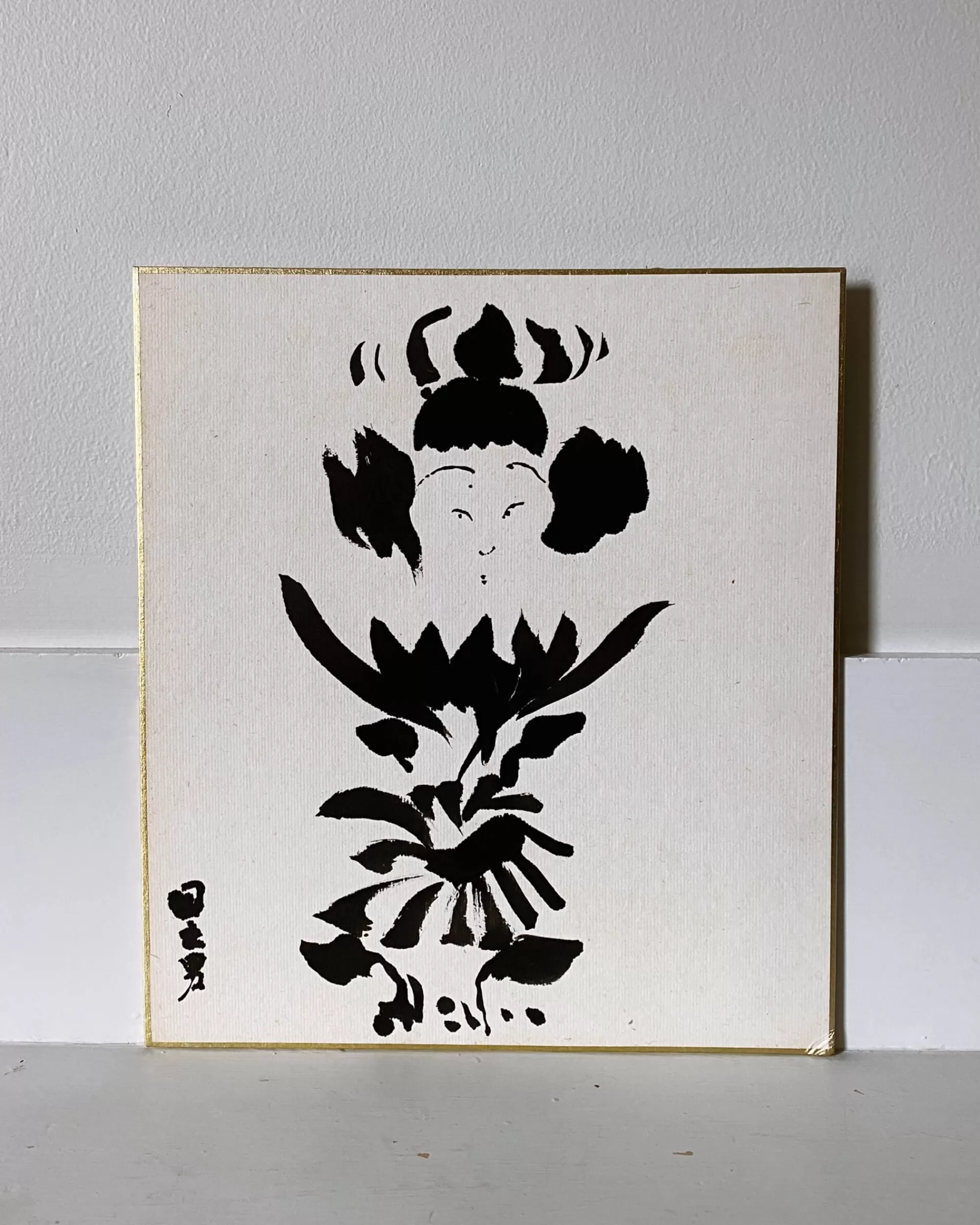 the maker Peinture Kokeshi Shikishi Vintage New