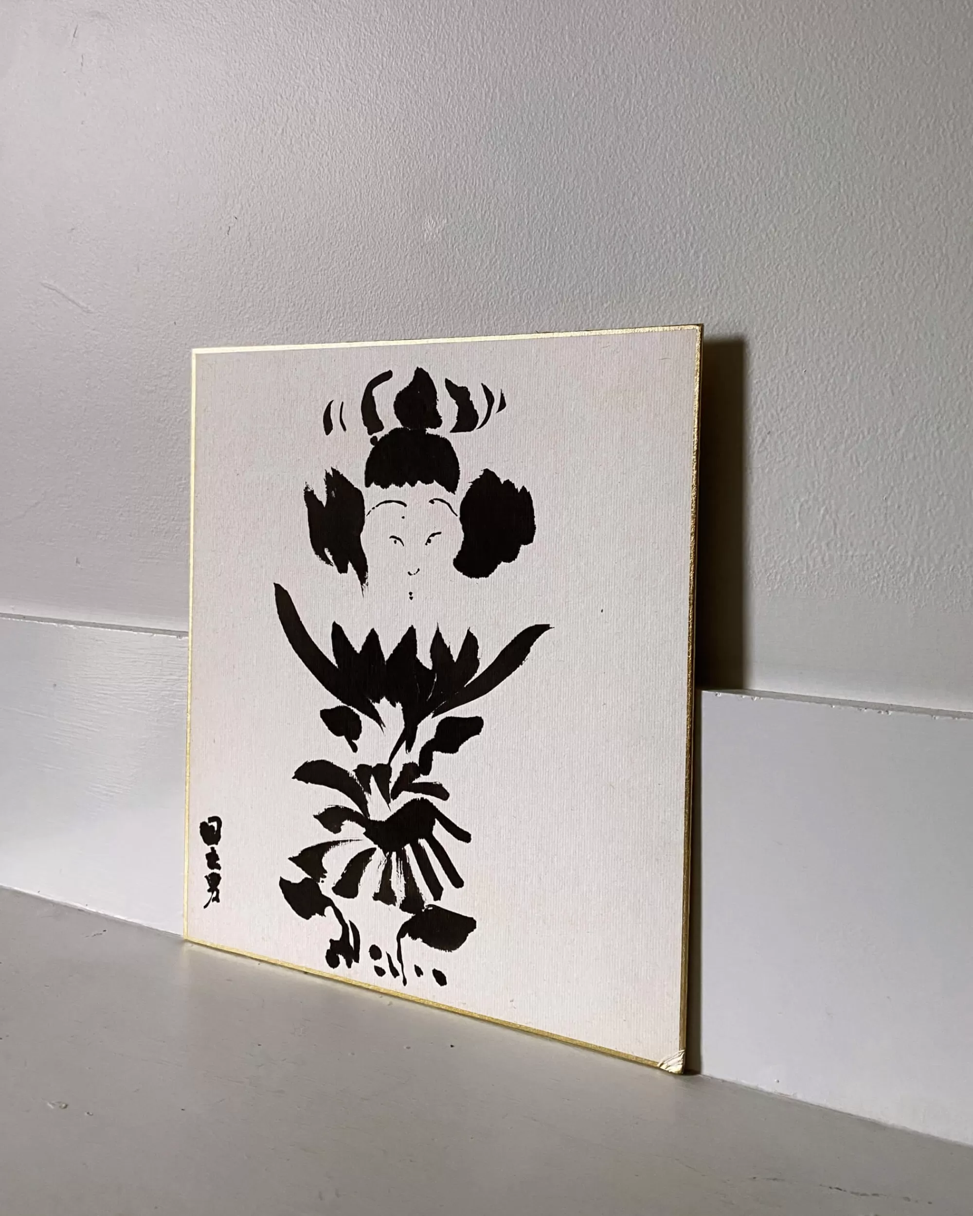 the maker Peinture Kokeshi Shikishi Vintage New
