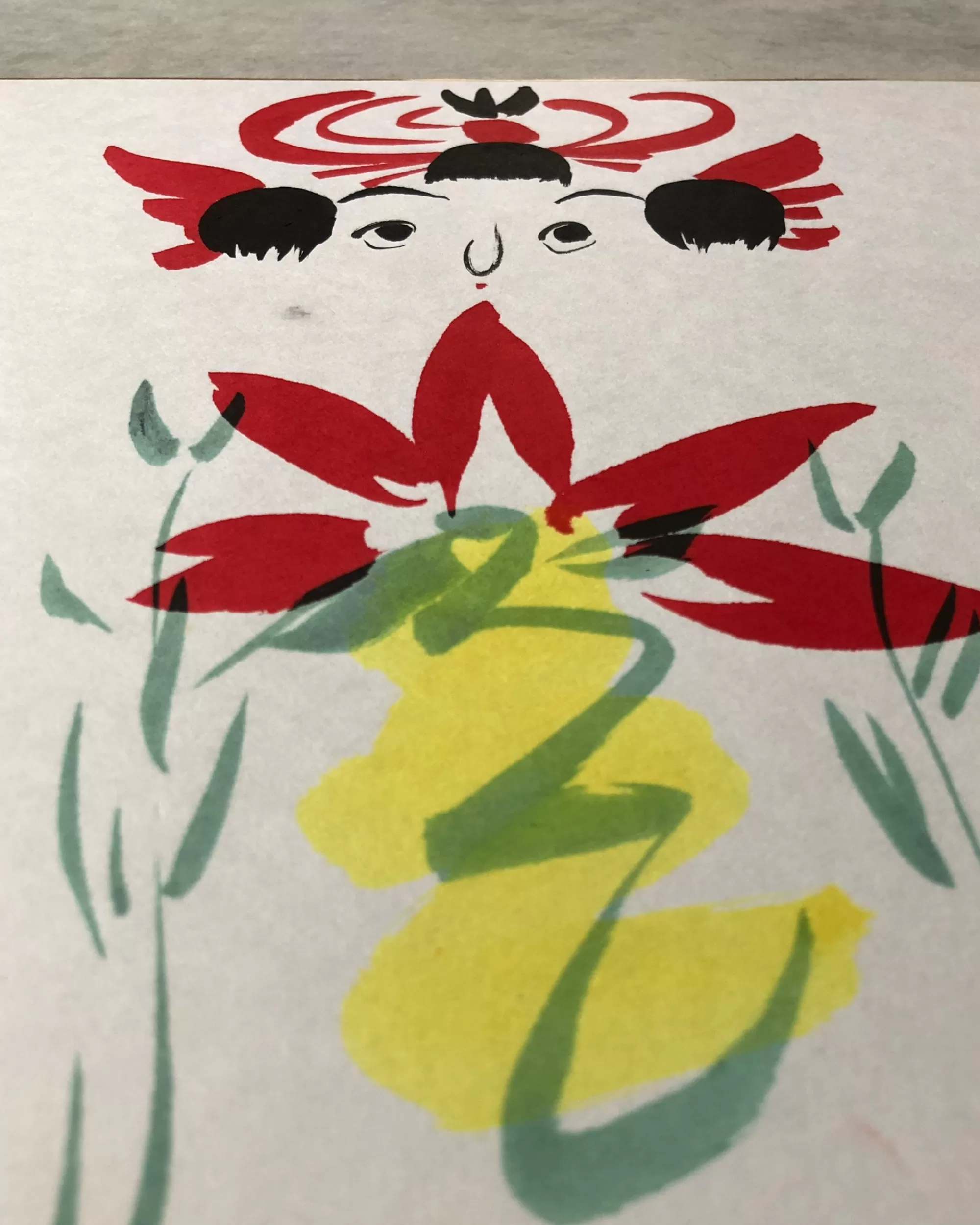 the maker Peinture Shikishi Kokeshi Vintage Outlet