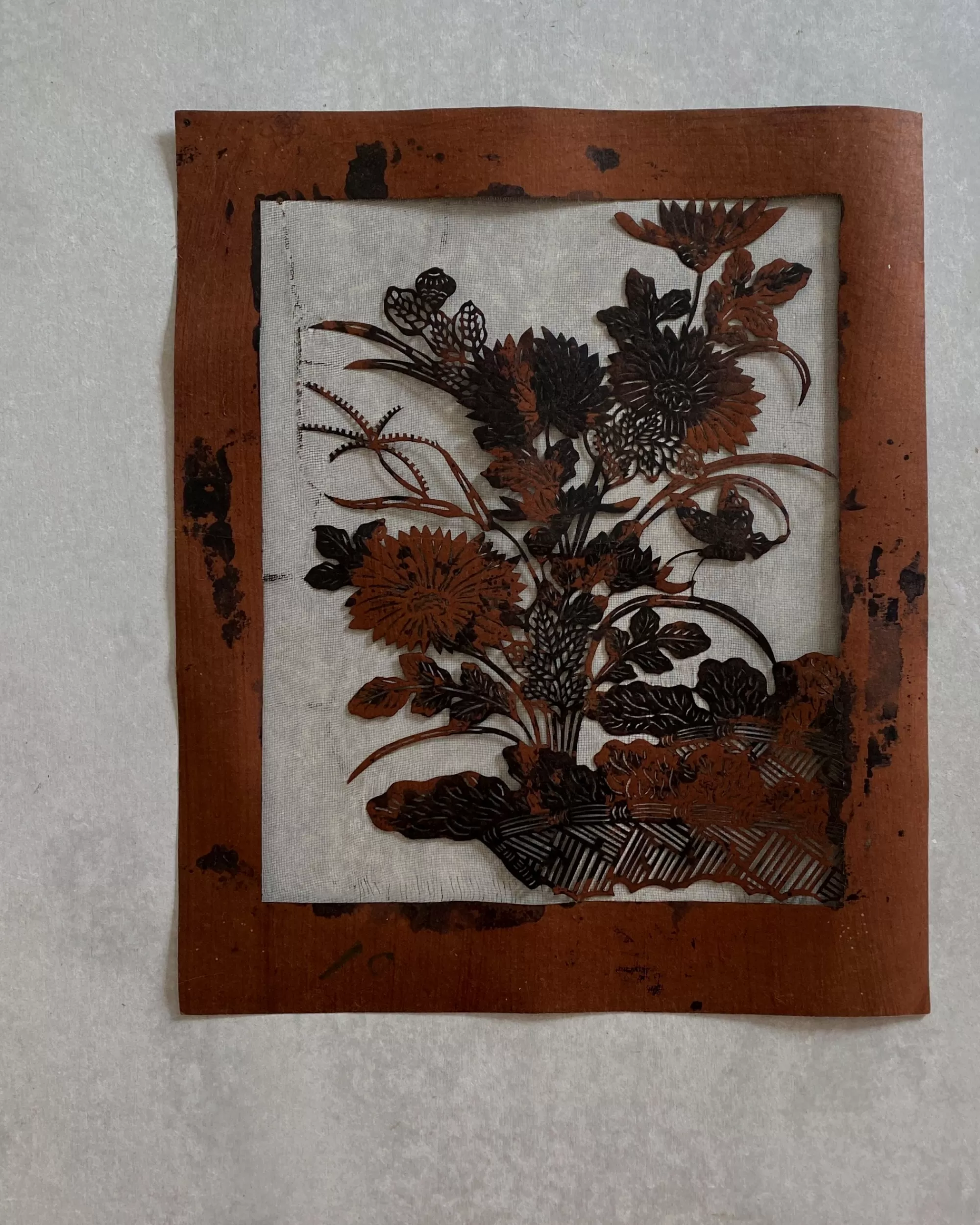 the maker Pochoir Katagami Japonais Vintage Best