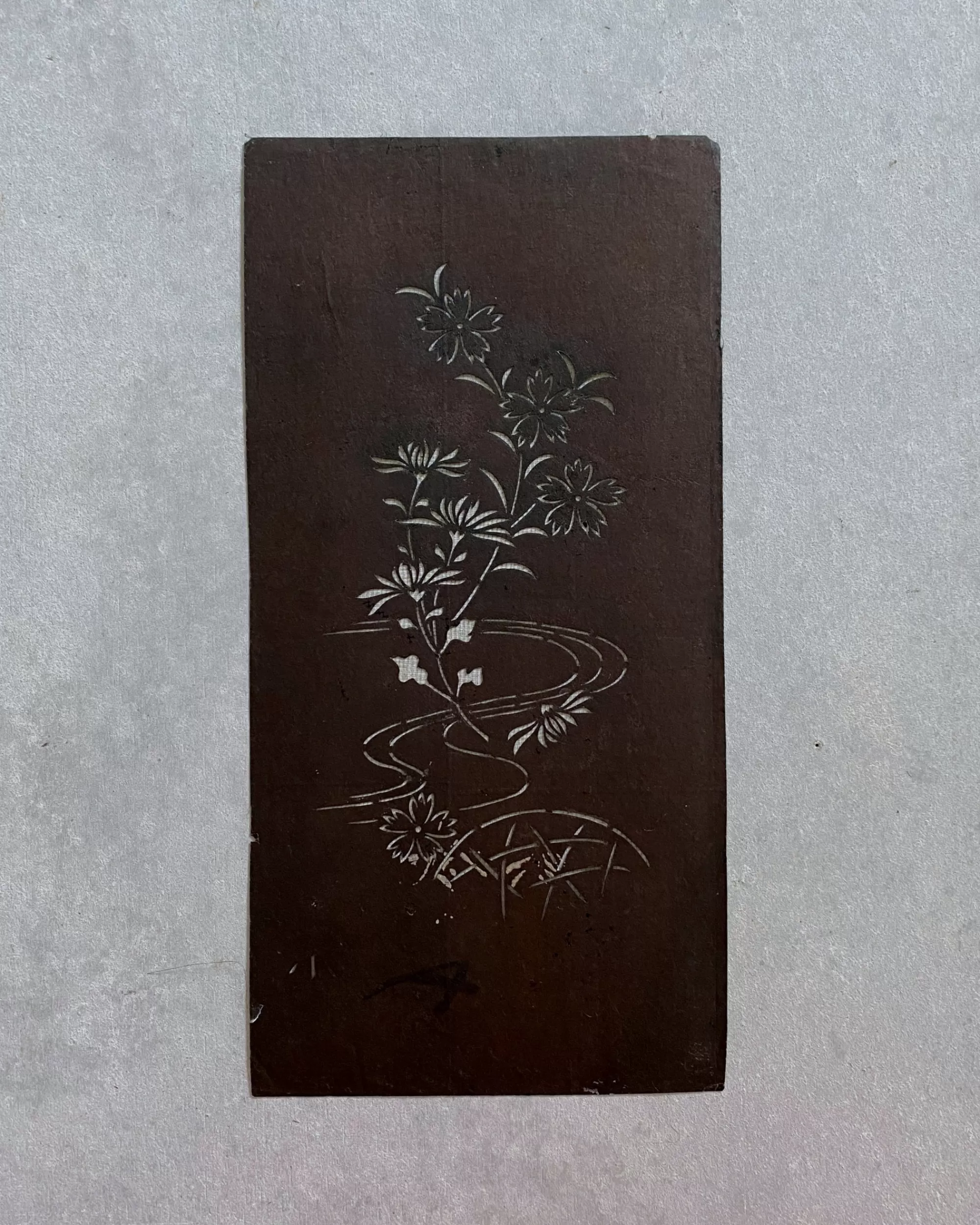 the maker Pochoir Katagami Japonais Vintage Best Sale