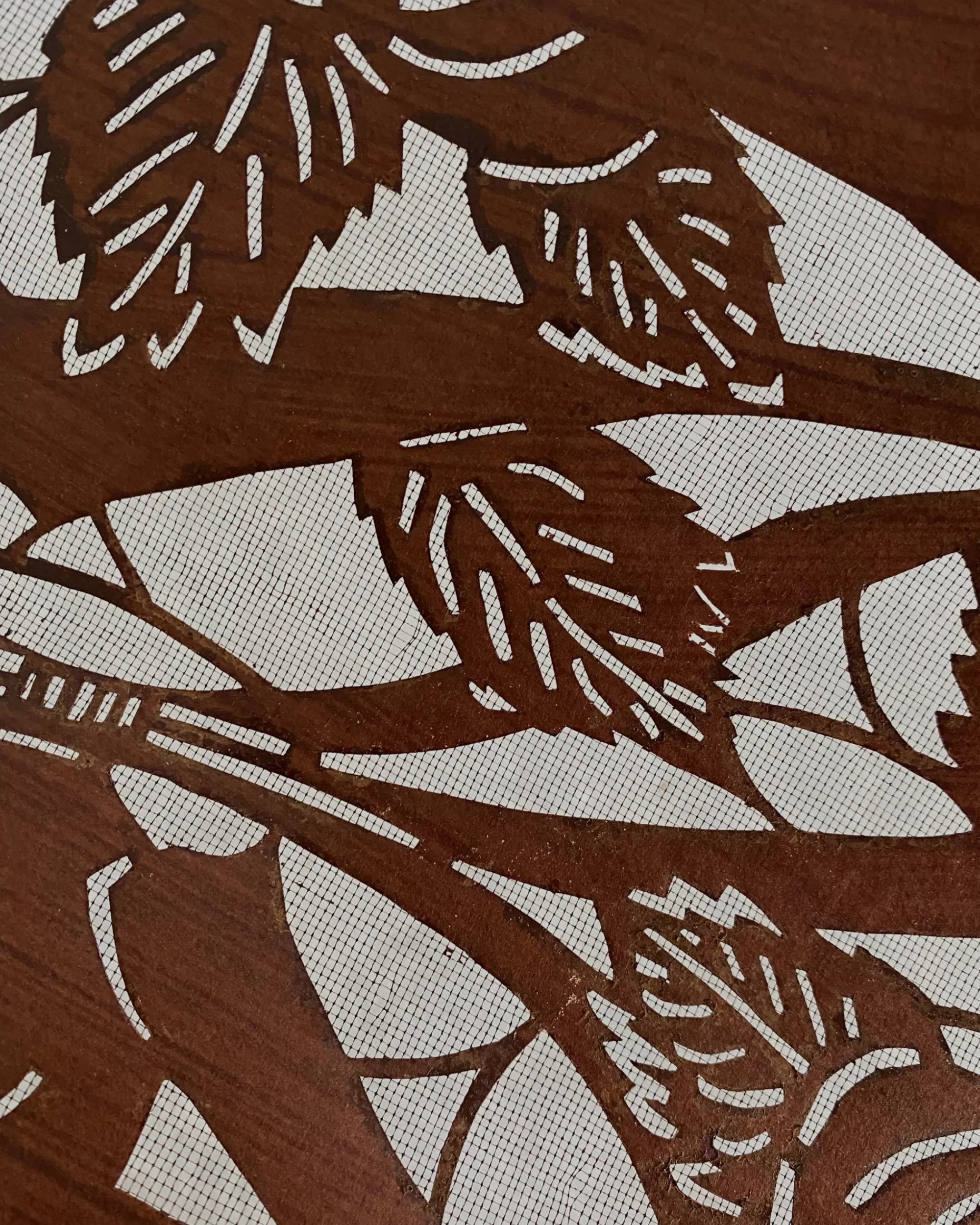 the maker Pochoir Katagami Japonais Vintage Cheap