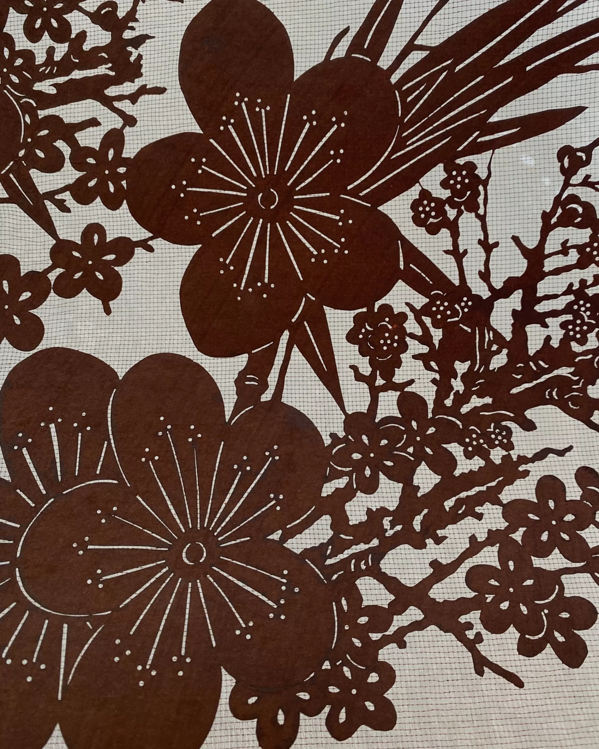 the maker Pochoir Katagami Japonais Vintage Hot