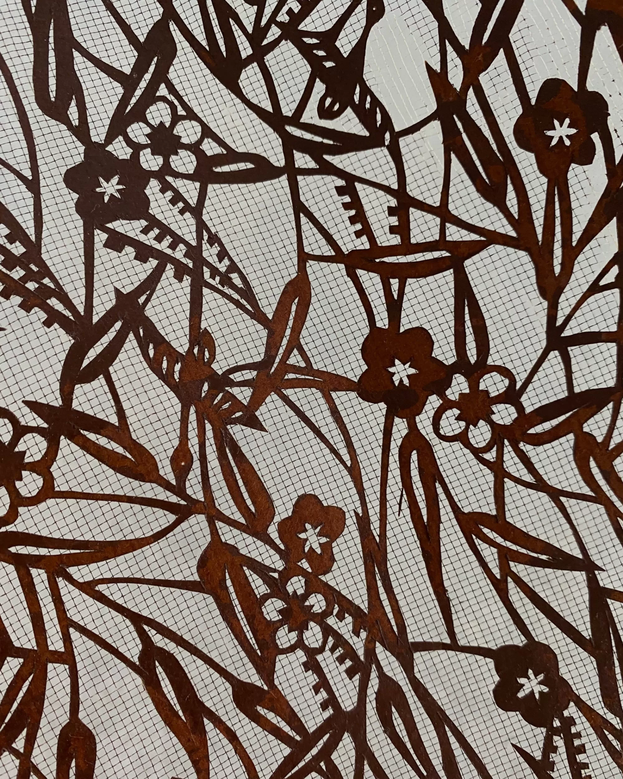 the maker Pochoir Katagami Japonais Vintage New