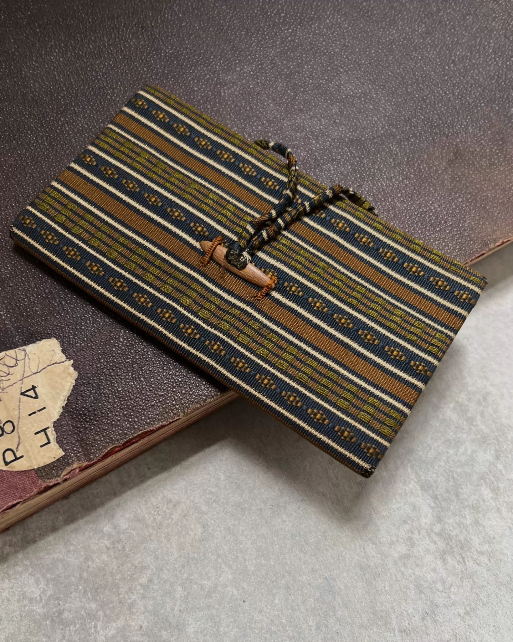 the maker Porte-Billets En Tissu Japonais Vintage Clearance