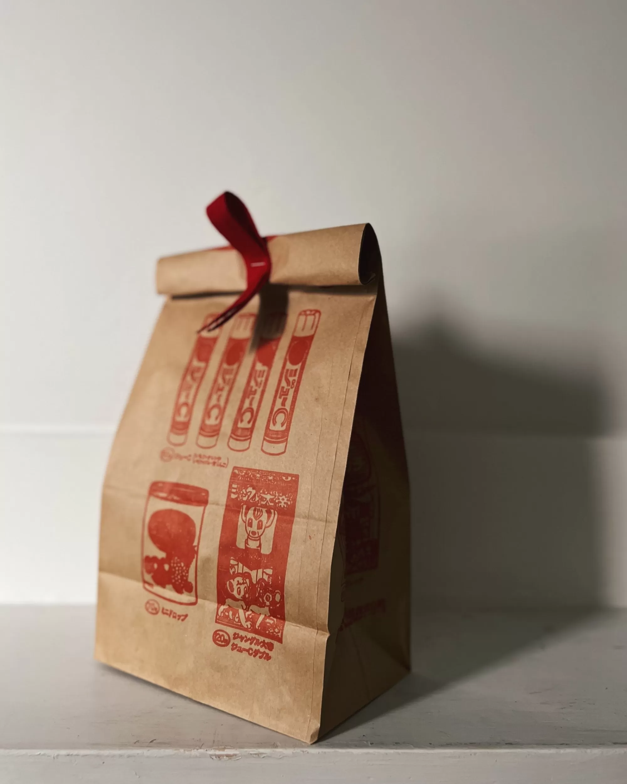 the maker Sac D'Épicerie En Papier Japonais Vintage Store